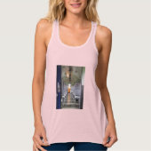 タイの電車の中で…東南アジア旅行 タンクトップ (正面)