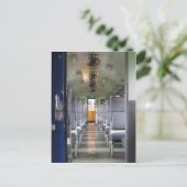 タイの電車の中で…東南アジア旅行 ポストカード (スタンド正面)