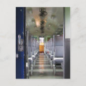 タイの電車の中で…東南アジア旅行 ポストカード (正面)