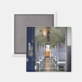 タイの電車の中で…東南アジア旅行 マグネット (正面/裏面)