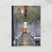 タイの電車の中で…東南アジア旅行 名刺 (裏面)