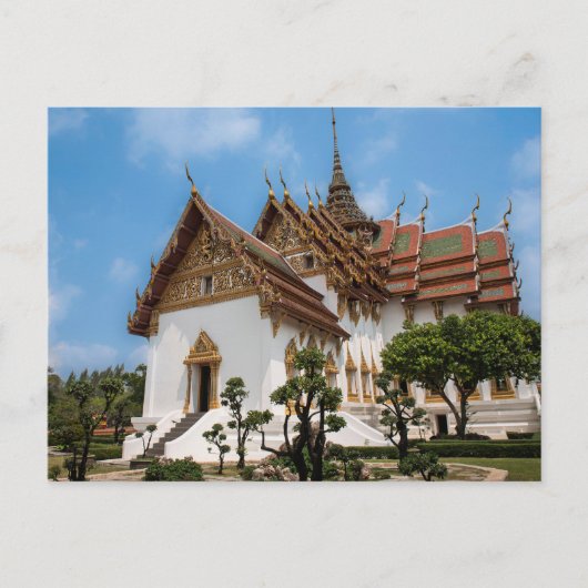 タイの風景が魅力的な寺院のポストカード ポストカード (正面)