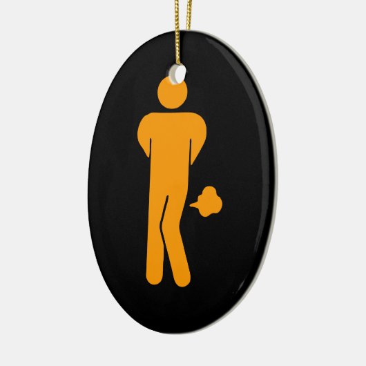 タイの食糧はぴりっとする⚠のおもしろいな印である場合もあります: 化粧室の⚠ セラミックオーナメント (左)