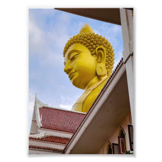 タイの黄金仏 フォトプリント            (正面)