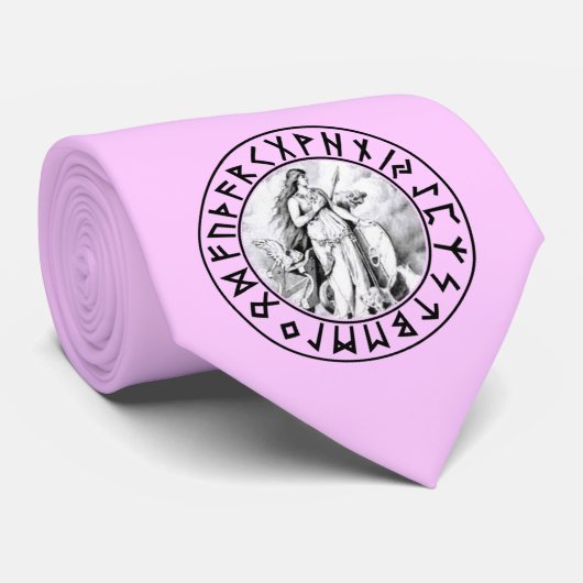 タイのFreyaのRuneの盾 ネクタイ (ロール)