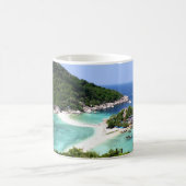 タイのKo Nang元の島 コーヒーマグカップ (中央)