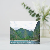 タイのKoh Phi Phiマヤ・ベイ ポストカード (スタンド正面)