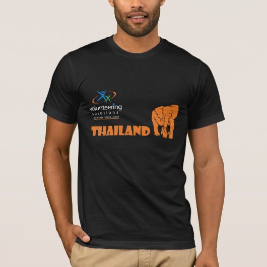 タイのTシャツ-解決を自ら申し出ること Tシャツ (正面)