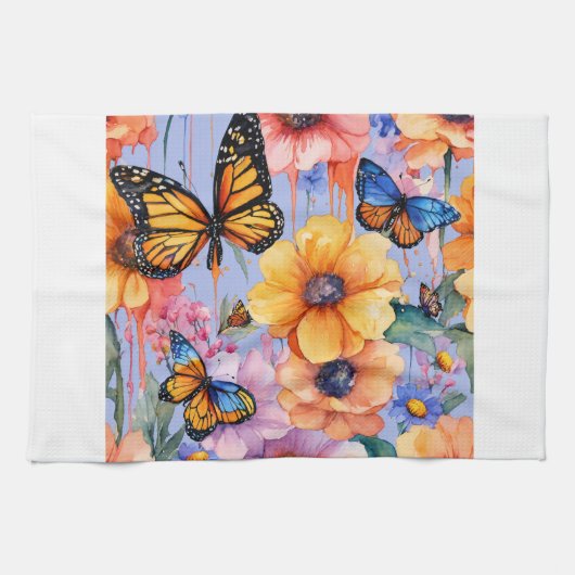 タイはっきりしたプトリオ設計者 キッチンタオル (横)