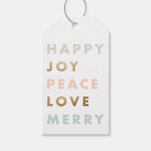 タイはっきりしたプ休日 ギフトタグ (正面)