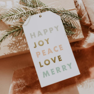 タイはっきりしたプ休日 ギフトタグ