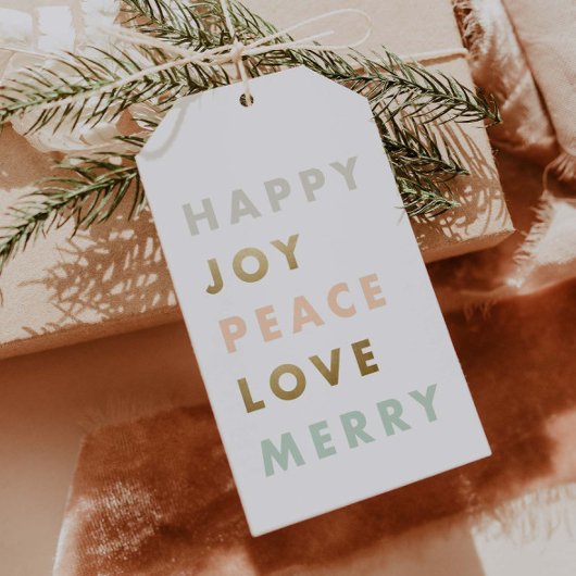 タイはっきりしたプ休日 ギフトタグ