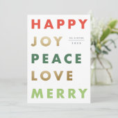 タイはっきりしたプ・ホリデー シーズンカード (スタンド正面)