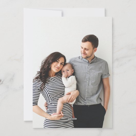 タイはっきりしたプ・ホリデー シーズンカード (裏面)