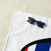 タイはカスタムな文字のビーチタオルを影で覆います ビーチタオル (インサイチュ)