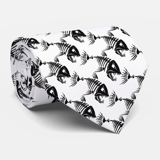 タイまたは骨組魚 ネクタイ (ロール)