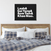 タイアイサーン通り食品 キャンバスプリント (インサイチュ (寝室))