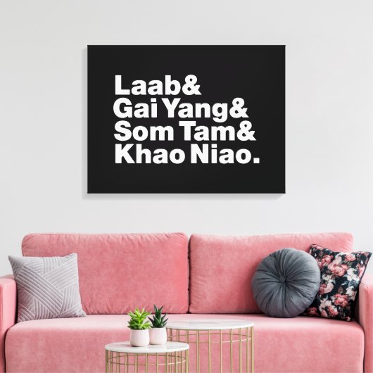 タイアイサーン通り食品 キャンバスプリント (インサイチュ (リビング))