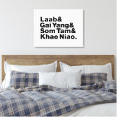 タイアイサーン通り食品 キャンバスプリント (インサイチュ (寝室))