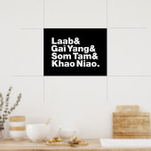 タイアイサーン通り食品 ポスター (キッチン)