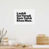 タイアイサーン通り食品 ポスター (キッチン)