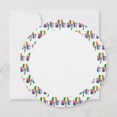 タイアイリッシュアメリカンシャムロック誕生日 招待状 (裏面)