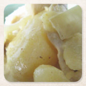 タイイエローカレー[แกงกะหรี่]アジア通り食品 スクエアペーパーコースター (正面)