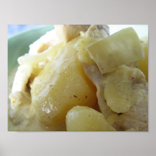 タイイエローカレー[แกงกะหรี่]アジア通り食品 ポスター (正面)