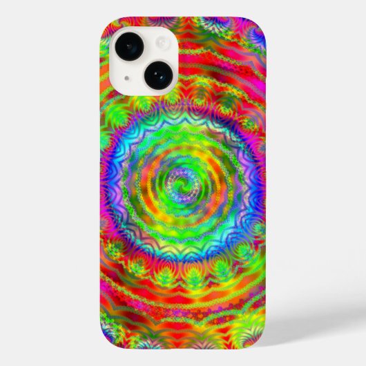 タイイダイ・ターゲット Case-Mate iPhoneケース (裏面)