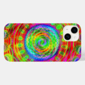 タイイダイ・ターゲット Case-Mate iPhoneケース (裏面 (横))