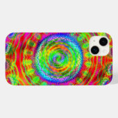 タイイダイ・ターゲット Case-Mate iPhoneケース (裏面 (横))