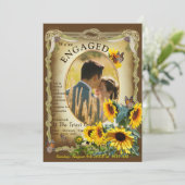 タイイングザノットお祝い婚約 招待状 (スタンド正面)