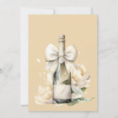 タイイングザノットバターイエローボウブライダルシャワー 招待状 (裏面)