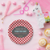 タイイングザノットバーバーバーバーバーバーガム婚約 ペーパープレート (パーティー)