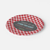 タイイングザノットバーバーバーバーバーバーガム婚約 ペーパープレート (アングル)