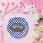 タイイングザノットバーバーバーバーバーバーガム婚約 ペーパープレート (パーティー)