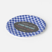 タイイングザノットバーバーバーバーバーバーガム婚約 ペーパープレート (アングル)