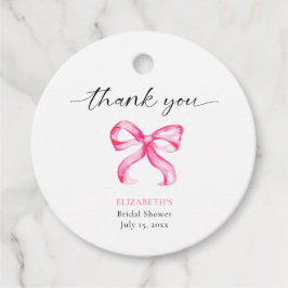 タイイングザノットブライダルシャワー カスタム フェイバータグ