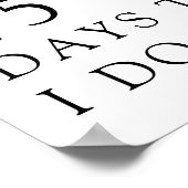 タイイングザノットブラックボウブライダルシャワーウェルカム ポスター (角)