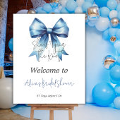 タイイングザノットブルーボウブライダルシャワーへようこそ ポスター