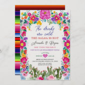 タイイングザノットメキシコフローラ婚約フィエスタ 招待状 (正面/裏面)