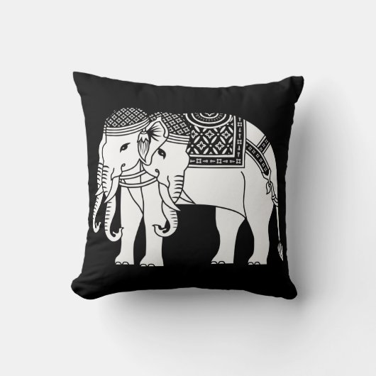 タイエラワンホワイトゾウ クッション (正面)