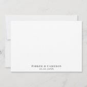 タイエレガントビーアイランドジョージアの地結婚図 セーブザデート (裏面)