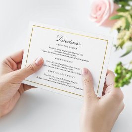 タイエレガントプ白黒金ゴールドエンクロー縁どジャ エンクロージャーカード