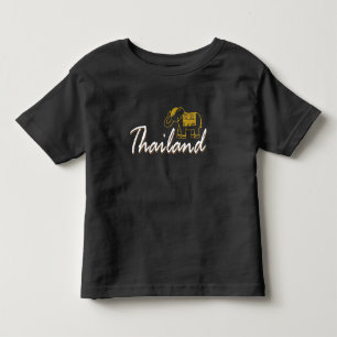 タイエレファントホリデイトラベルメモリーズアジア トドラーTシャツ