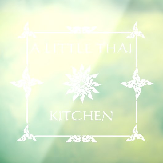 タイカスタマイズレストランタイフラワーウィンドウC ウィンドウサイン (シート3)