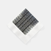 タイカッコいいヤのゴム車の質装飾 縁ありカクテルナプキン (角)