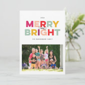 タイカラフルプとブライトメリーフラットホリデーカード シーズンカード (スタンド正面)