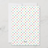 タイカラフルプとブライトメリーフラットホリデーカード シーズンカード (裏面)