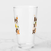 タイカラフルプと葉秋感謝祭 タンブラーグラス (左)